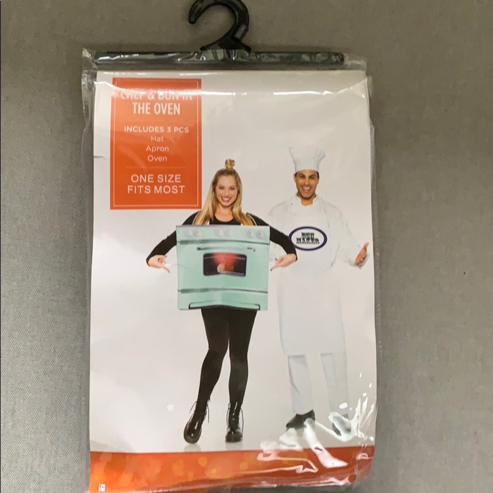 Chef and bun in the oven costume